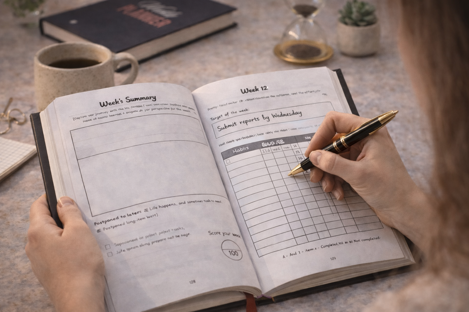 Weekly Planner Layout